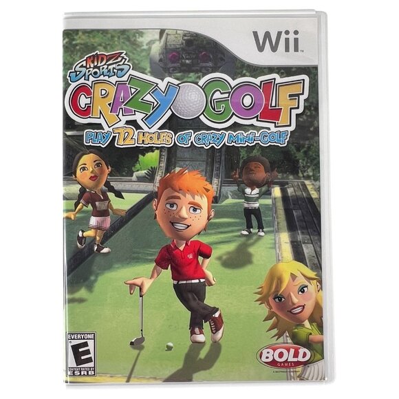 Nintendo Wii Kidz Sports Crazy Golf Video Game With Manual & Case Complete - Picture 1 of 7